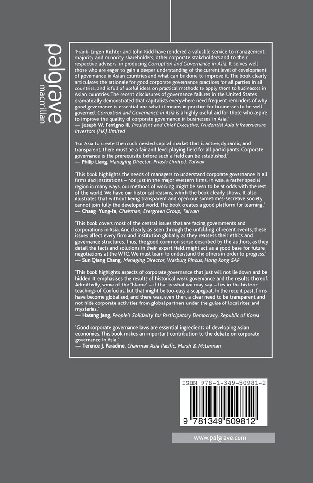 Corruption and governance in Asia