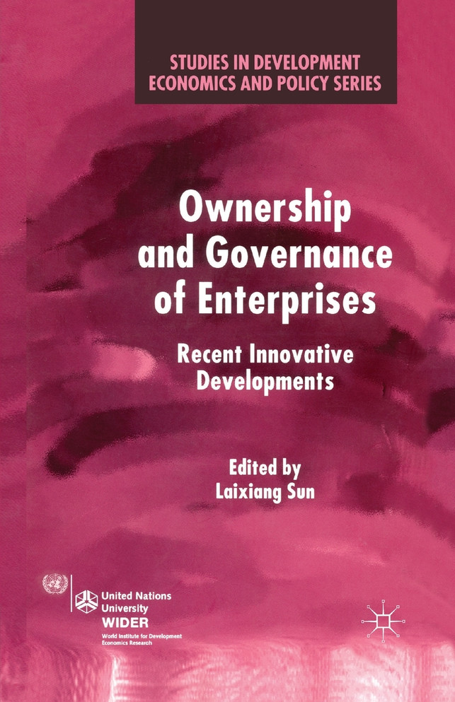 Ownership and Governance of Enterprises