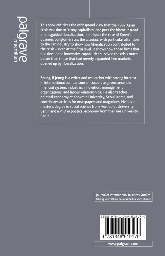 Crisis and Restructuring in East Asia