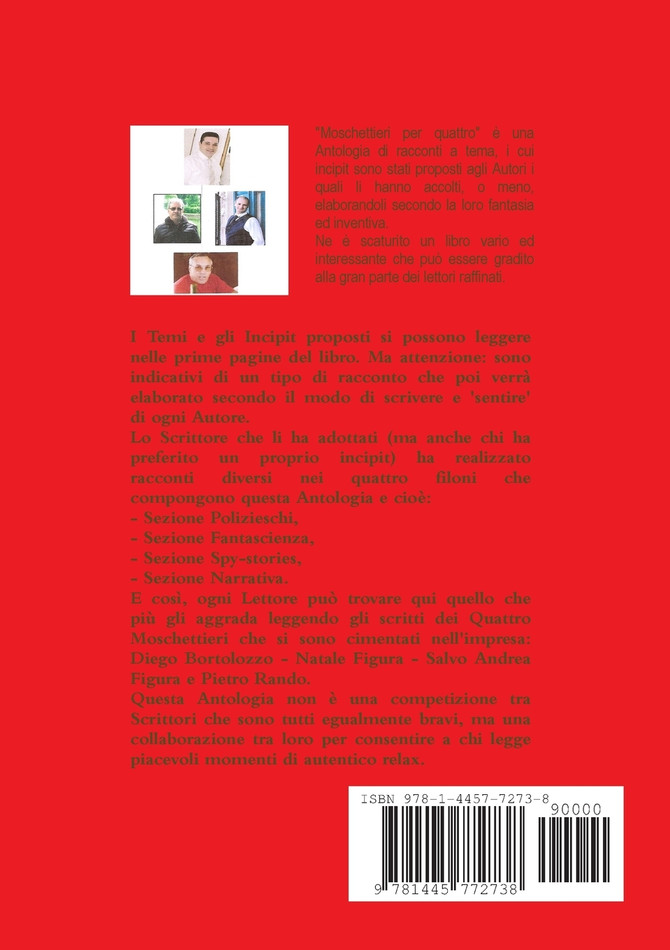Moschettieri per quattro - Antologia Quattrotemi