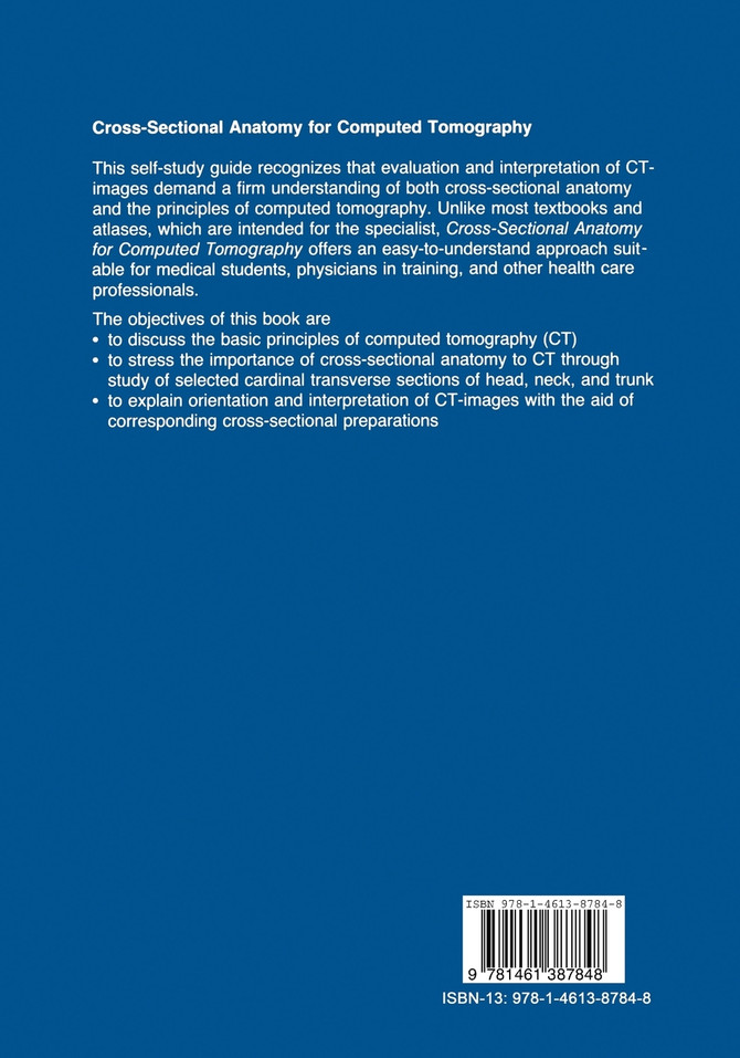 Cross-Sectional Anatomy for Computed Tomography