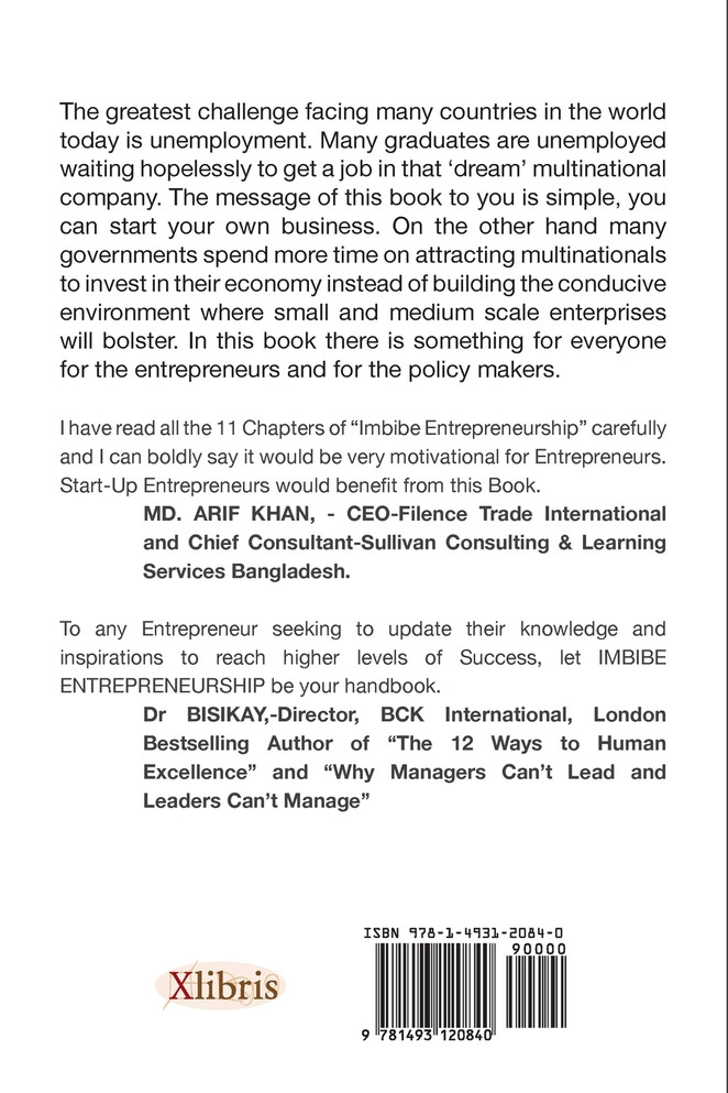 Imbibe Entrepreneurship
