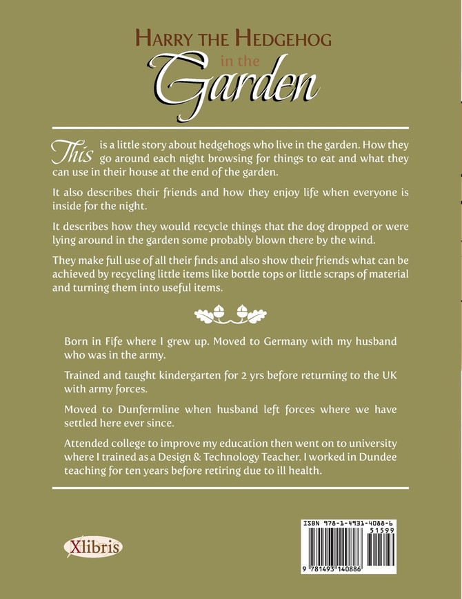 Harry the Hedgehog in the Garden