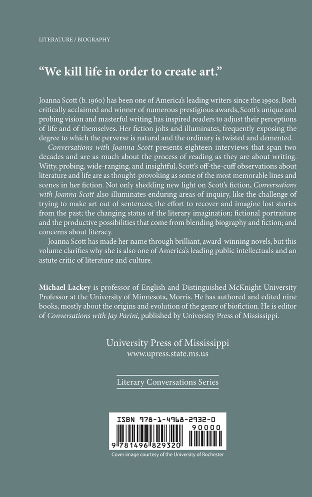 Conversations with Joanna Scott