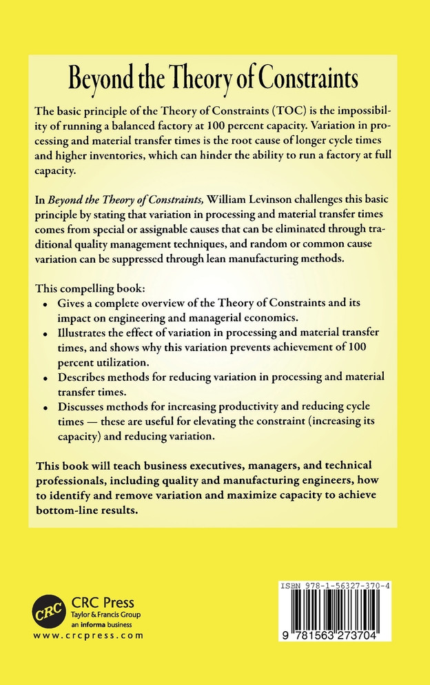 Beyond the Theory of Constraints