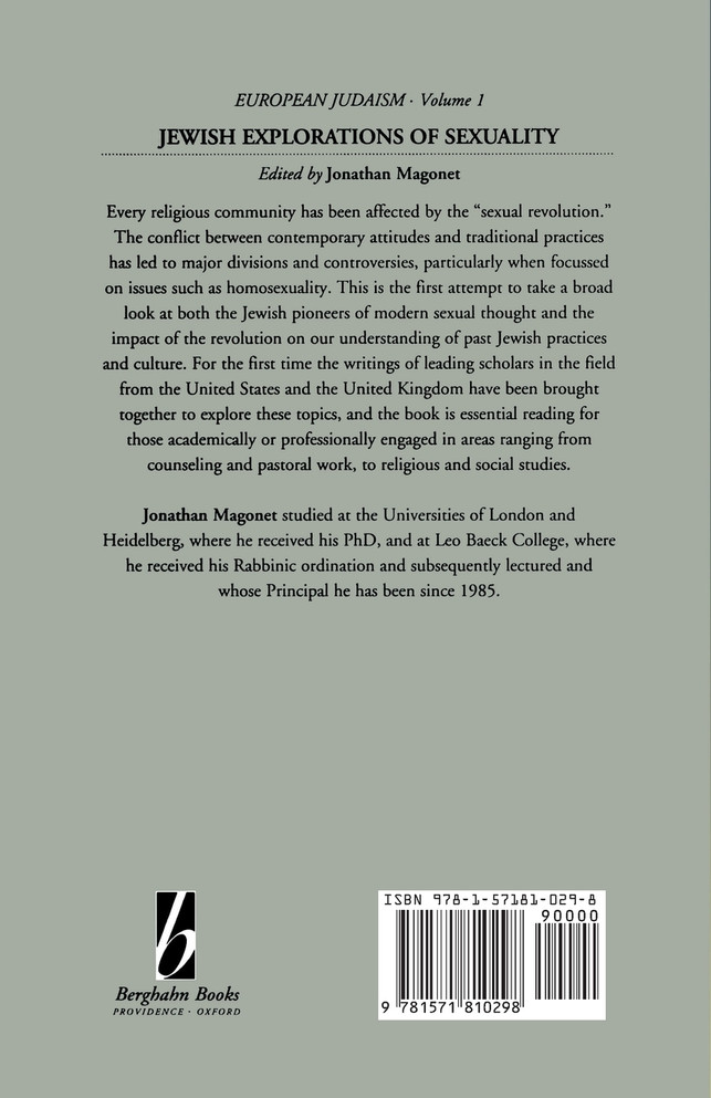 Jewish Explorations of Sexuality