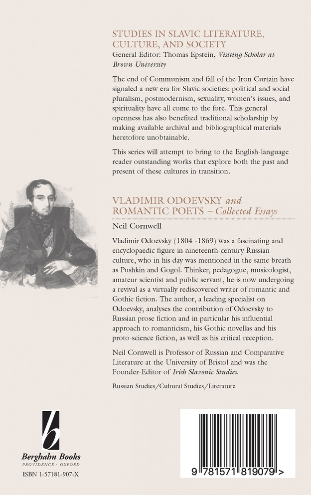Vladimir Odoevsky and Romantic Poetics