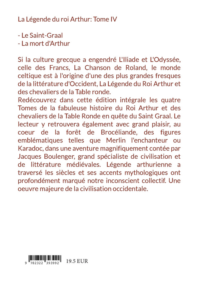 La légende du roi Arthur