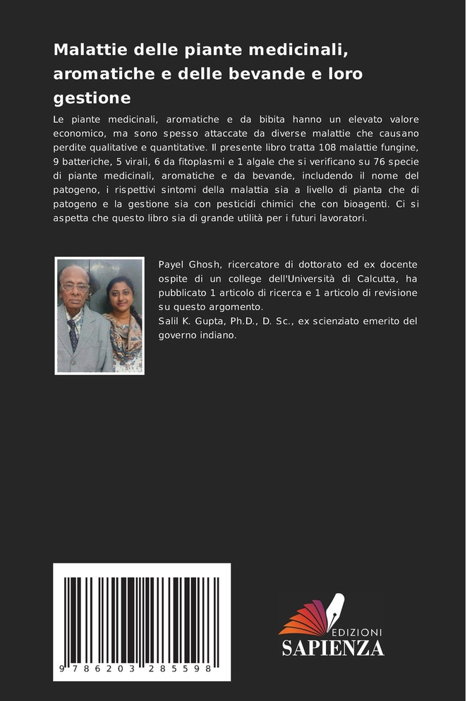 Malattie delle piante medicinali, aromatiche e delle bevande e loro gestione