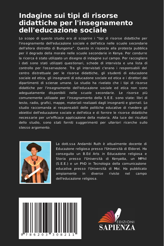 Indagine sui tipi di risorse didattiche per l'insegnamento dell'educazione sociale