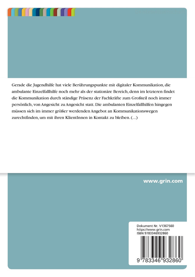 Digitalisierung der Kommunikation in der Sozialen Arbeit