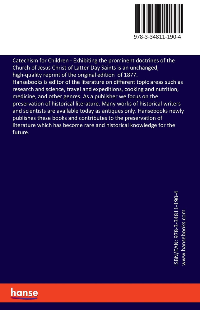 Catechism for Children