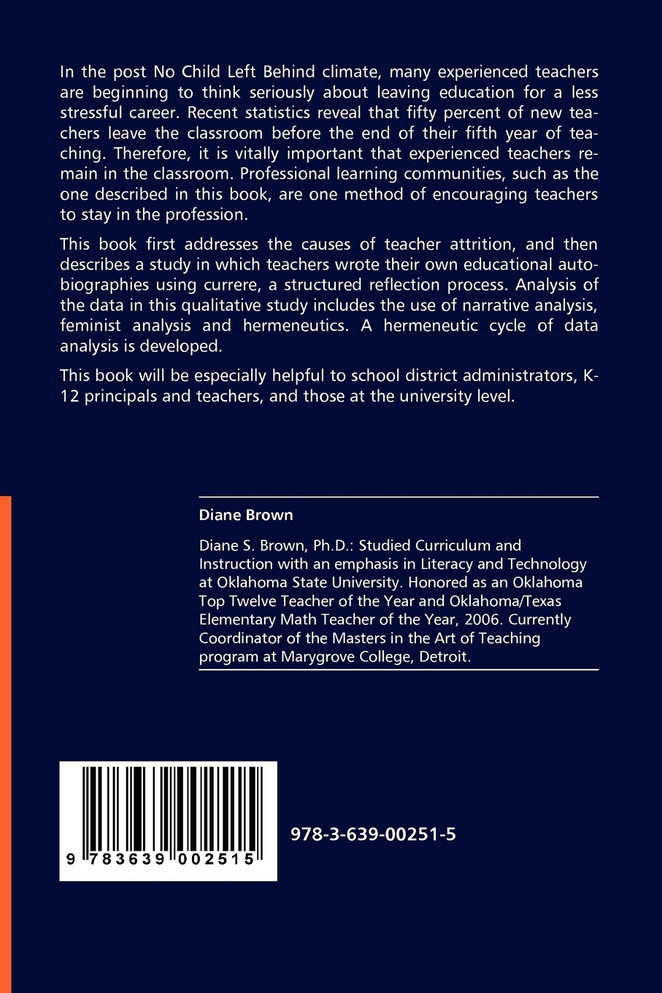 Restorying Ourselves - Using Currere to Examine Teachers' Careers