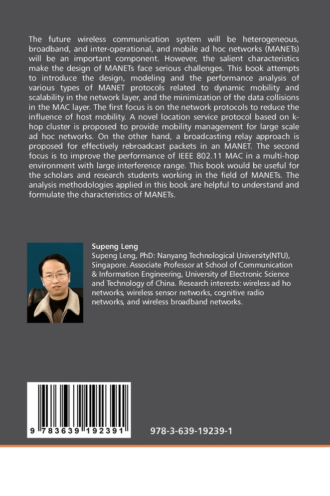 Protocol Design and Performance Analysis for Mobile Ad Hoc Networks