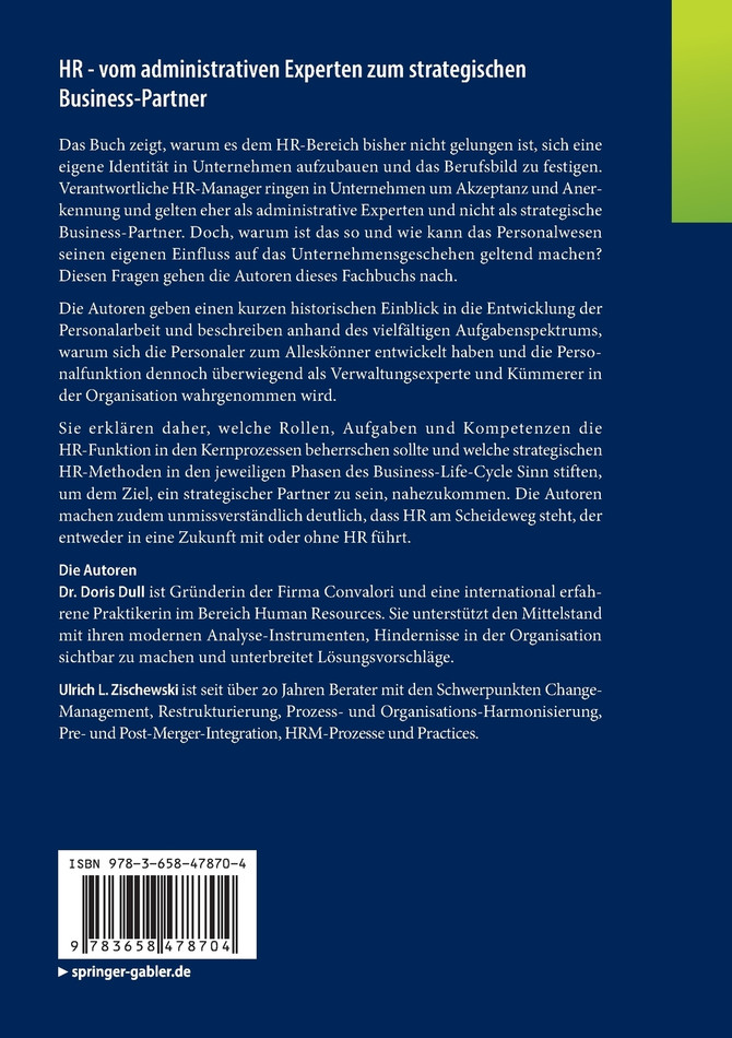 HR - vom administrativen Experten zum strategischen Business-Partner