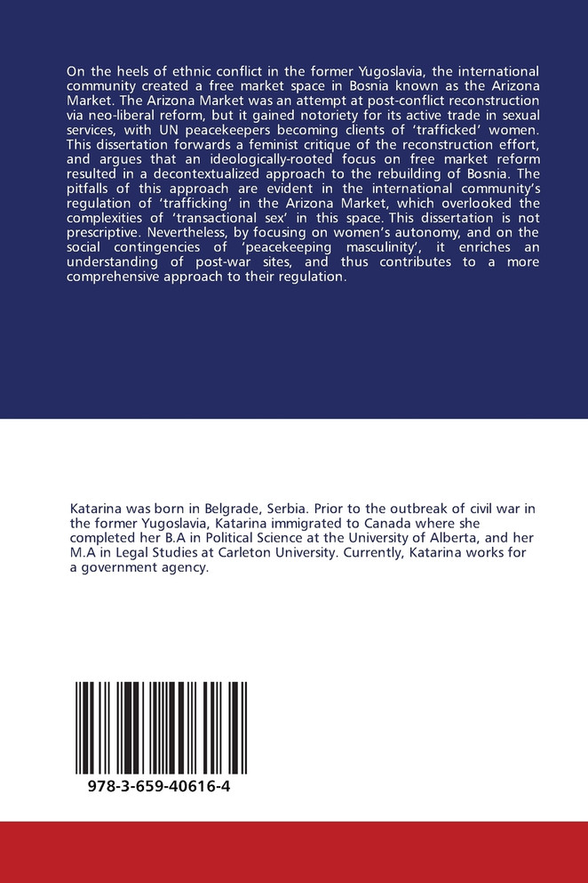 Sex trafficking and peacekeeping in post-conflict Bosnia