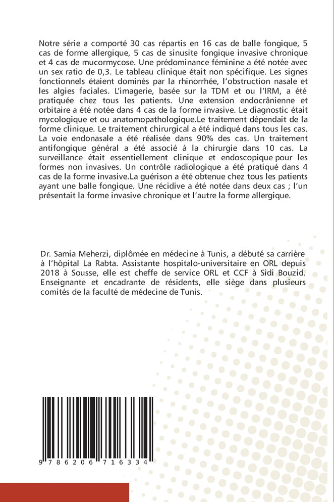 Les sinusites fongiques