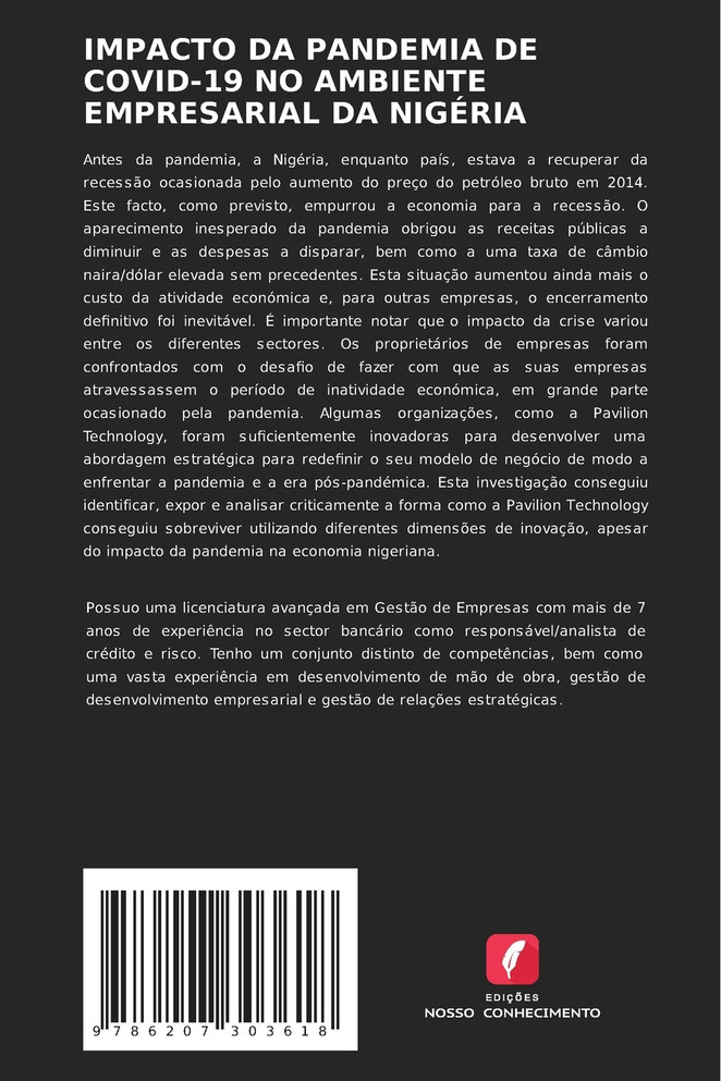 IMPACTO DA PANDEMIA DE COVID-19 NO AMBIENTE EMPRESARIAL DA NIGÉRIA