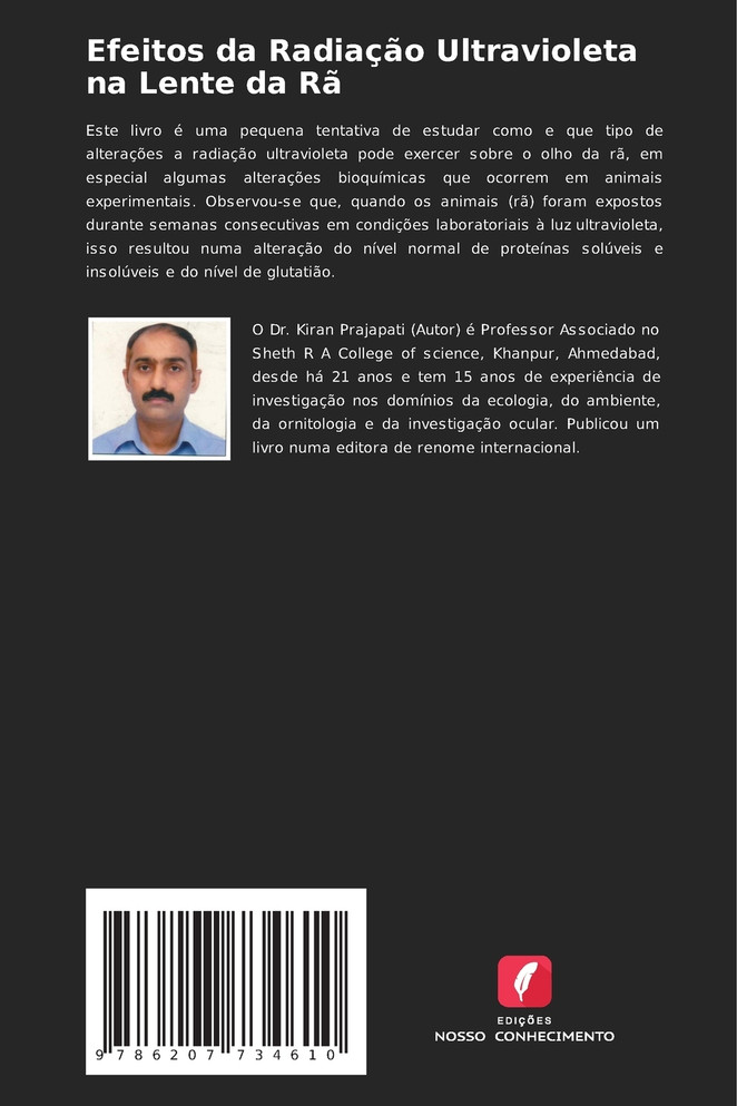 Efeitos da Radiação Ultravioleta na Lente da Rã