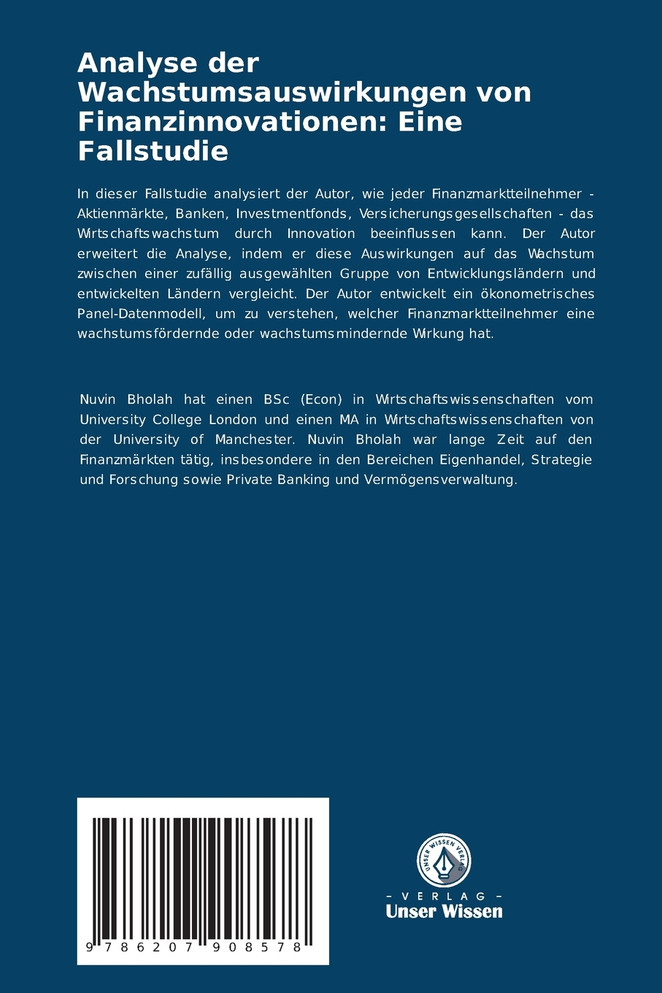 Analyse der Wachstumsauswirkungen von Finanzinnovationen
