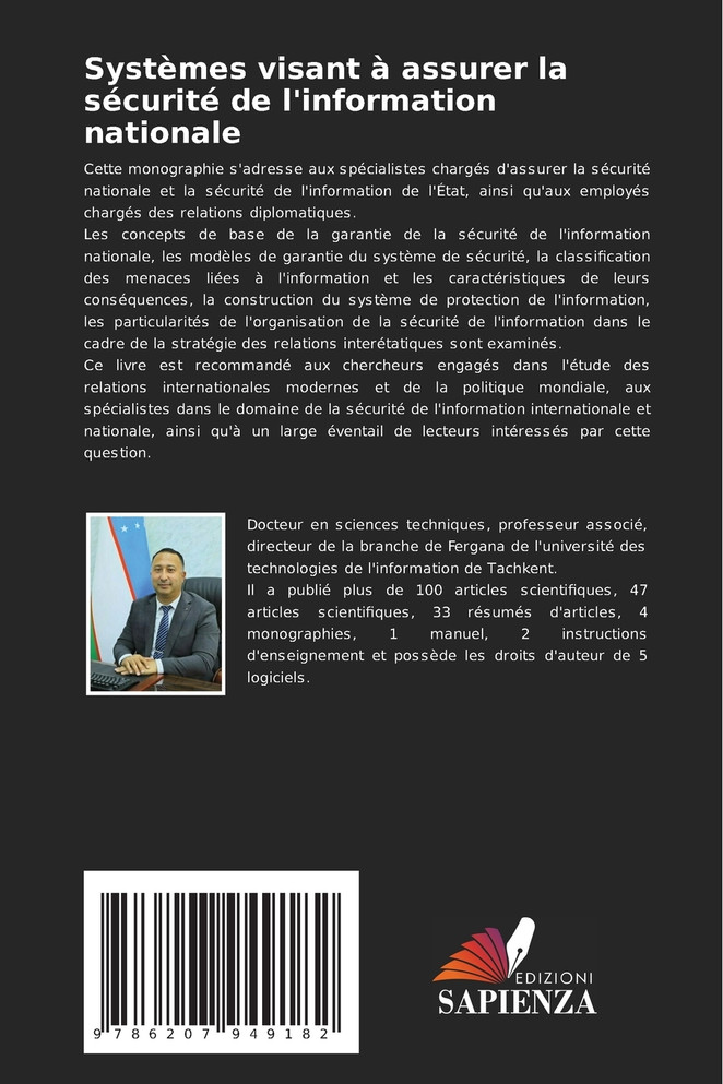 Systèmes visant à assurer la sécurité de l'information nationale