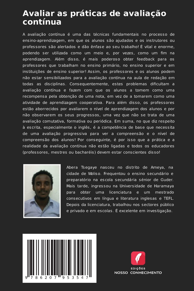 Avaliar as práticas de avaliação contínua
