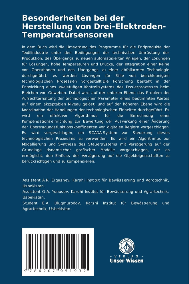 Besonderheiten bei der Herstellung von Drei-Elektroden-Temperatursensoren