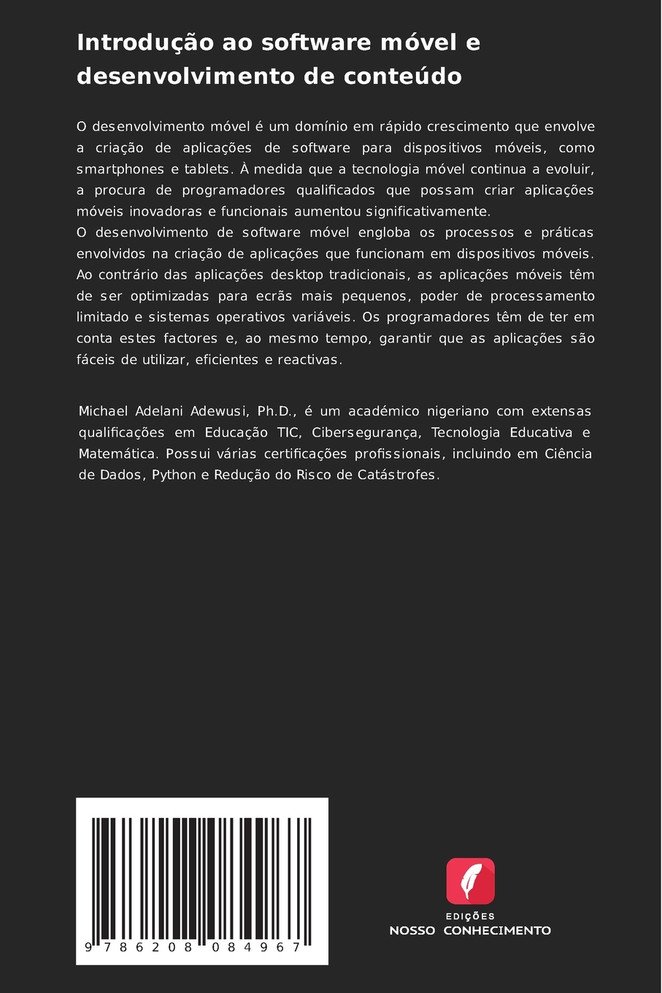Introdução ao software móvel e desenvolvimento de conteúdo