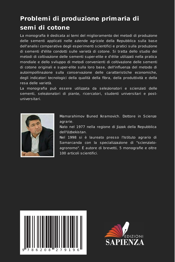 Problemi di produzione primaria di semi di cotone