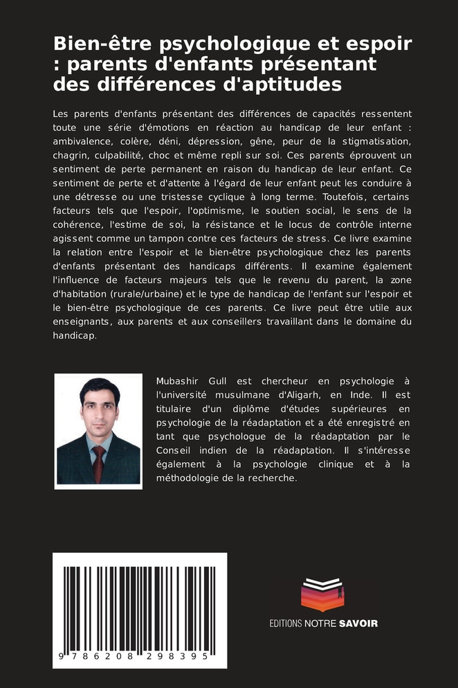 Bien-être psychologique et espoir