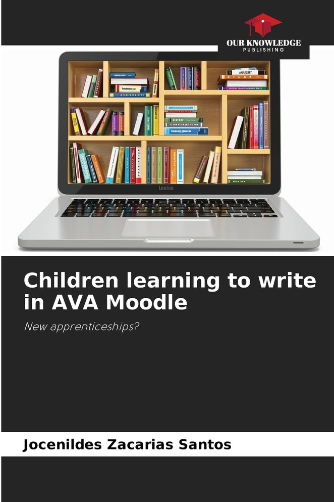 Children learning to write in AVA Moodle