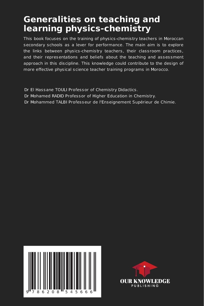 Generalities on teaching and learning physics-chemistry