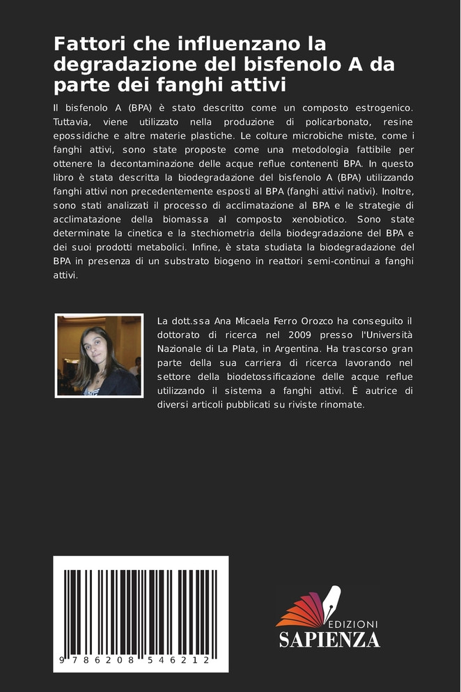 Fattori che influenzano la degradazione del bisfenolo A da parte dei fanghi attivi