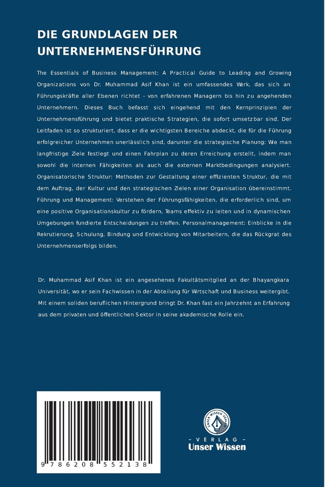 DIE GRUNDLAGEN DER UNTERNEHMENSFÜHRUNG