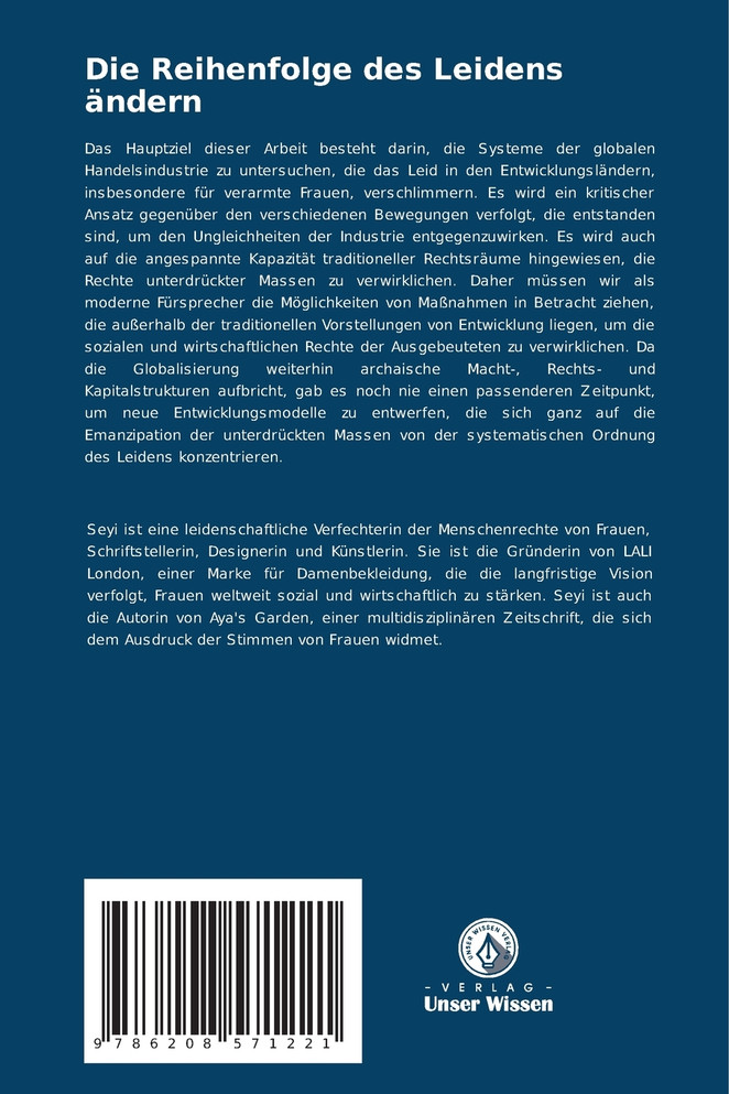 Die Reihenfolge des Leidens ändern