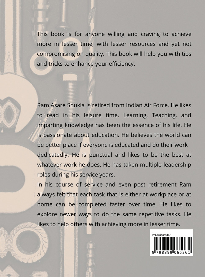 ENHANCE YOUR EFFICIENCY TO ACHIEVE YOUR GOALS