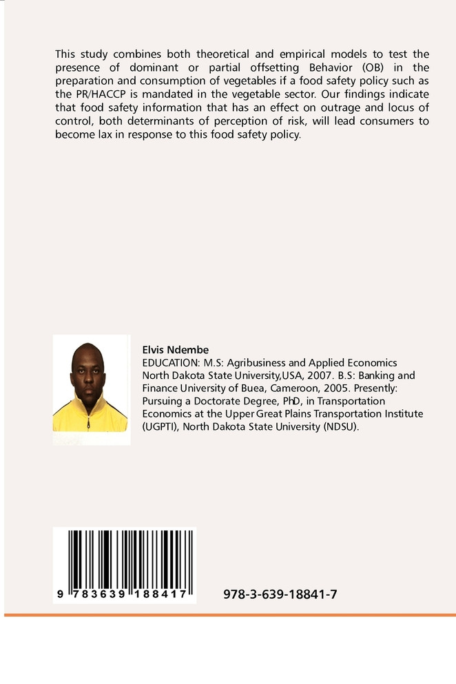Consumer Offsetting Behavior and Food Safety Information