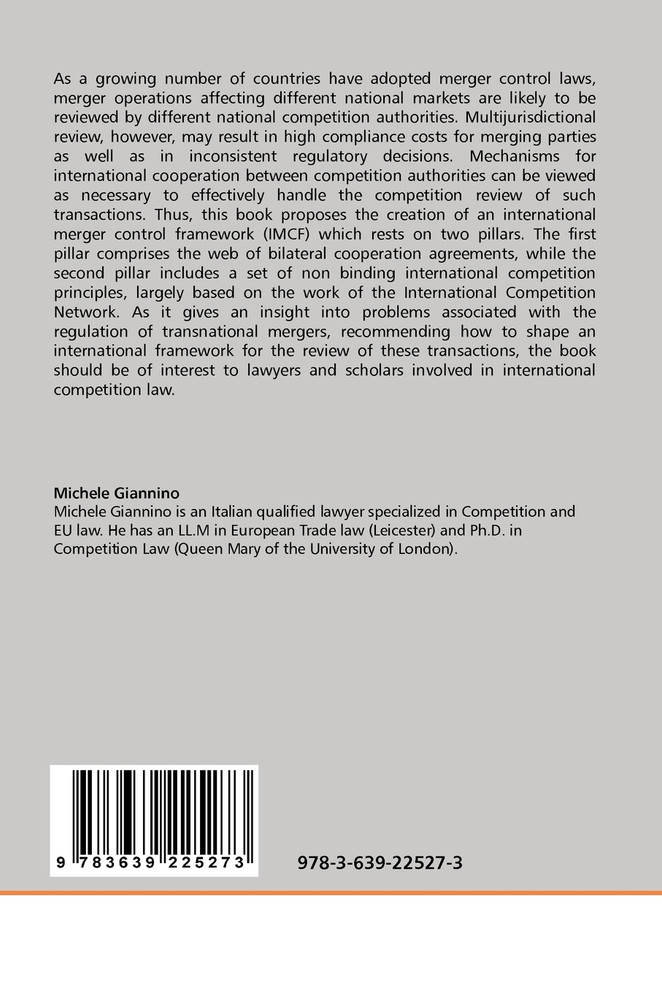 International cooperation and regulation of transanational mergers