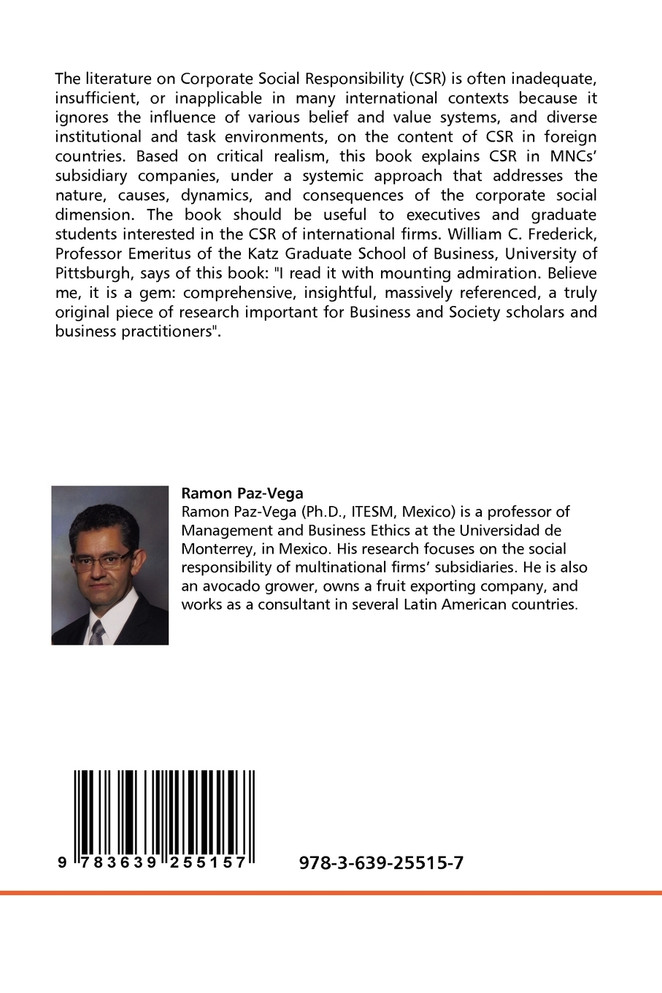 Corporate Social Responsibility in International Settings