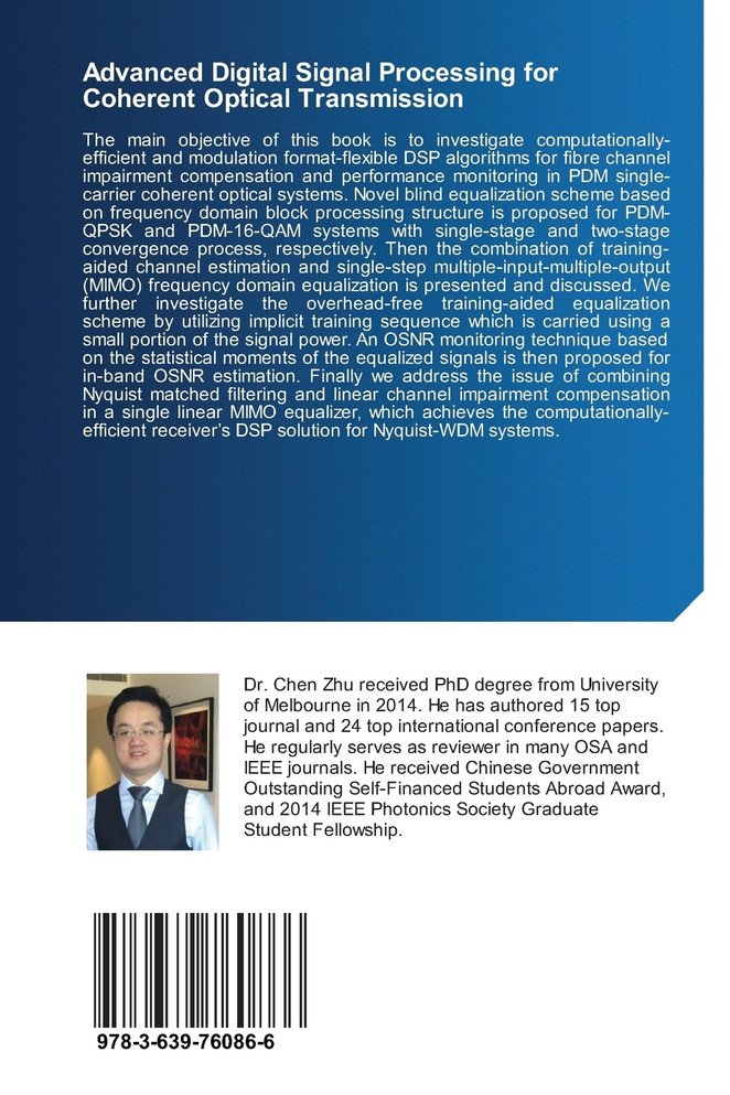 Advanced Digital Signal Processing for Coherent Optical Transmission