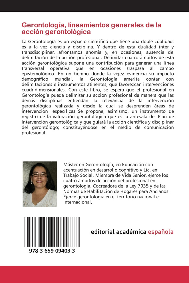 Gerontología, lineamientos generales de la acción gerontológica