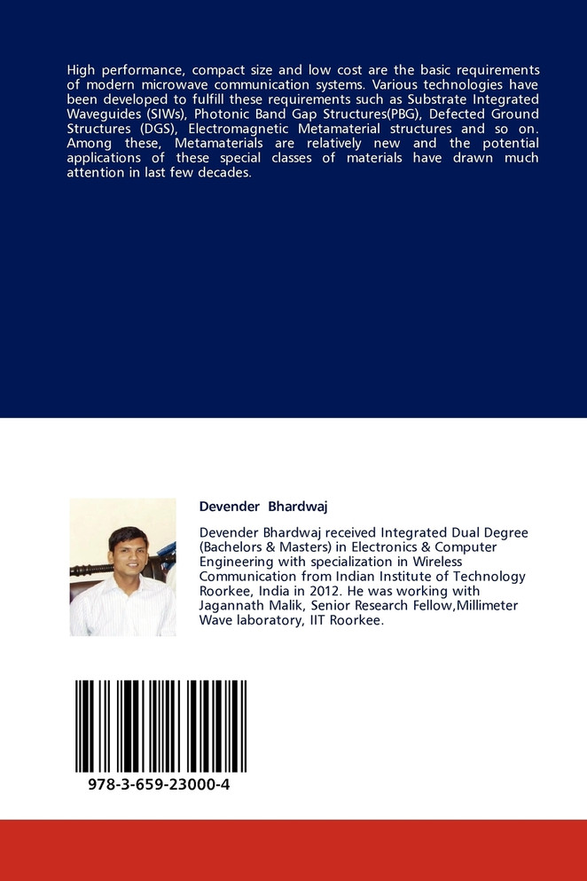 L-Band Metamaterial Microstrip Antenna