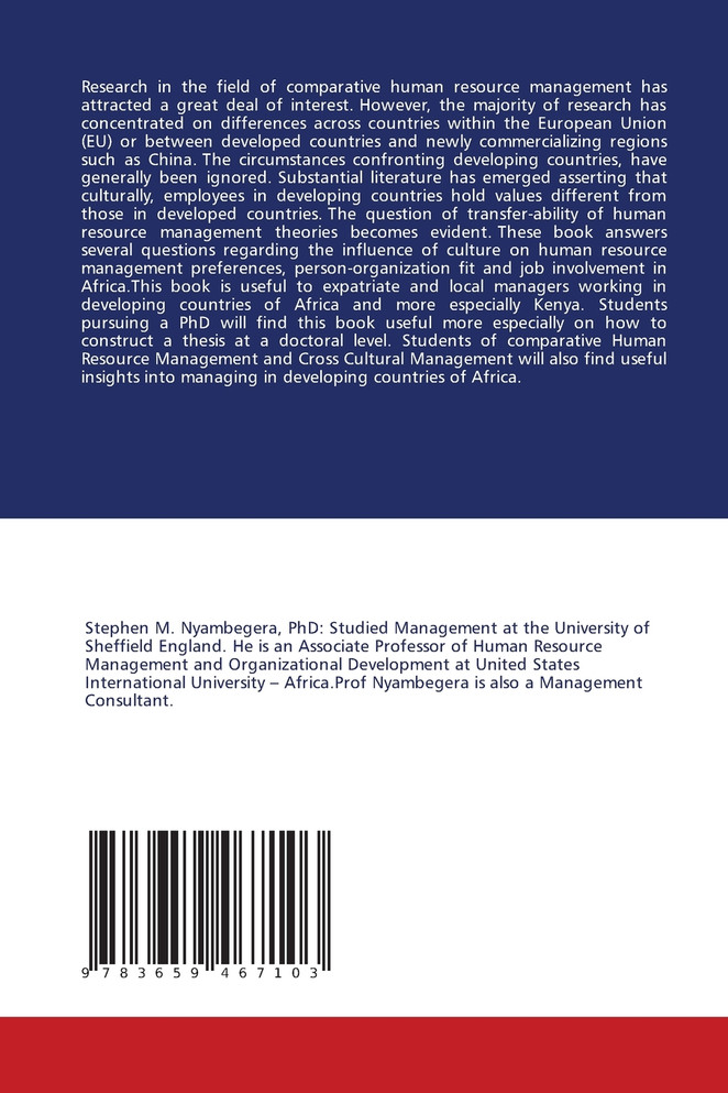 Comparative Human Resource Management