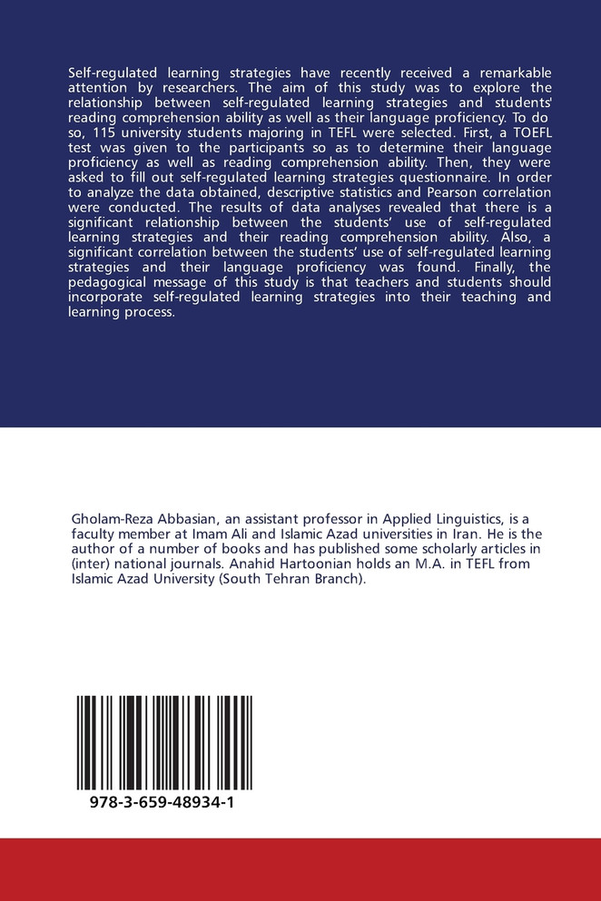 Incorporation of Self-regulated Learning Strategies in Reading