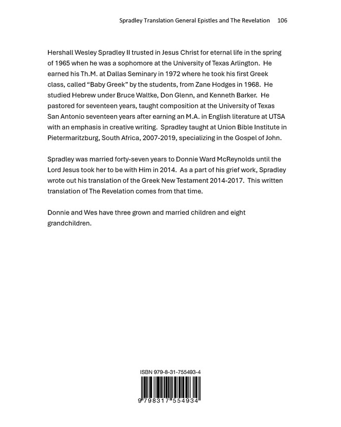 The General Epistles and The Revelation