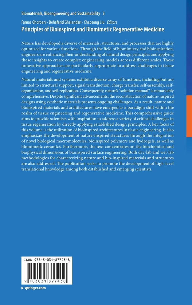 Principles of Bioinspired and Biomimetic Regenerative Medicine