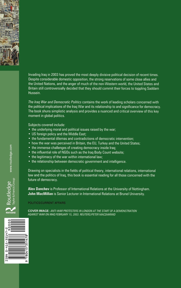 The Iraq War and Democratic Politics