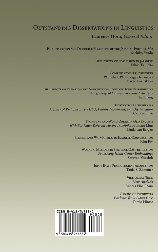 Causes and Consequences of Word Structure