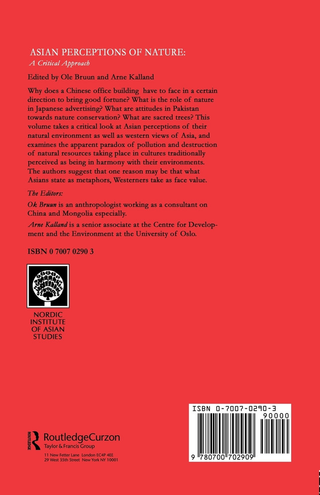 Asian Perceptions of Nature