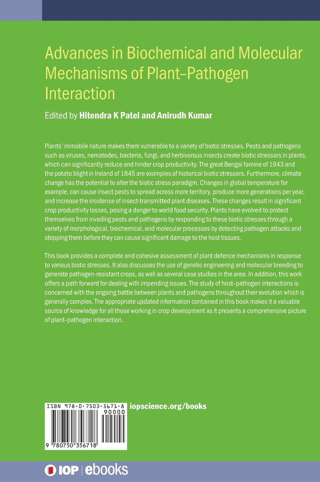 Advances in Biochemical and Molecular Mechanisms of Plant-Pathogen Interaction